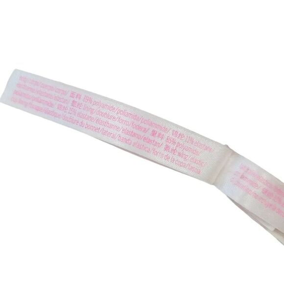 Victoria's Secret Pink Lace T-Strap Logo Bralette in Baby Blue Size Small - Picture 9 of 11